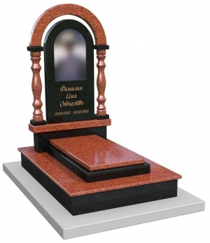 3D памятник с аркой